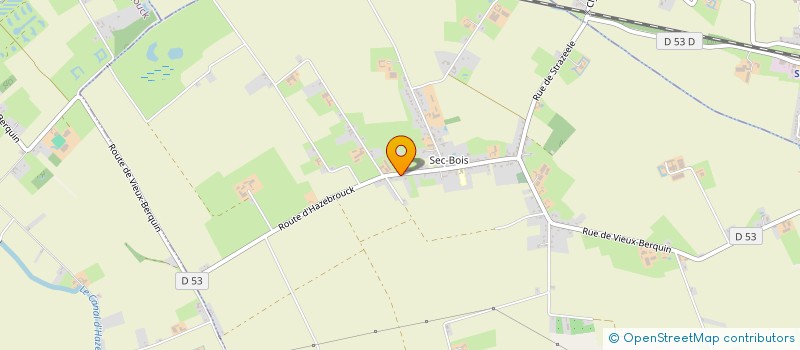 localisation de l'entreprise SCI VELINA  VIEUX-BERQUIN