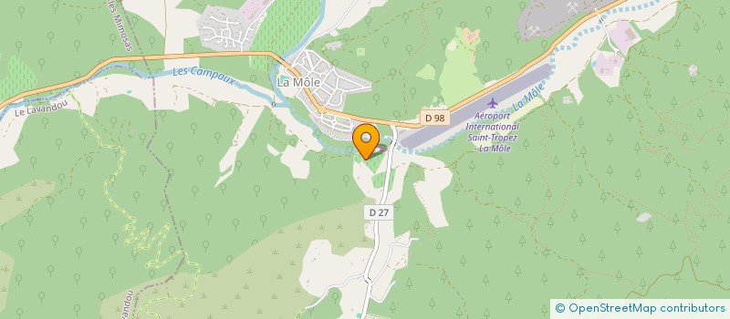 localisation de l'entreprise SCI VELISTE  LA MOLE