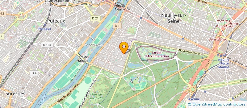 localisation de l'entreprise SCI VELIZY 121 à NEUILLY-SUR-SEINE