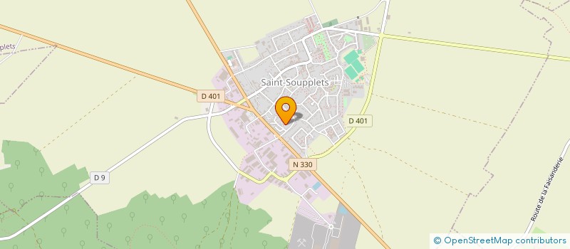 localisation de l'entreprise SCI VELL  SAINT-SOUPPLETS