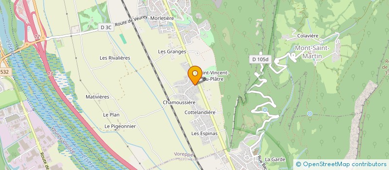 localisation de l'entreprise SCI VELLA  VOREPPE