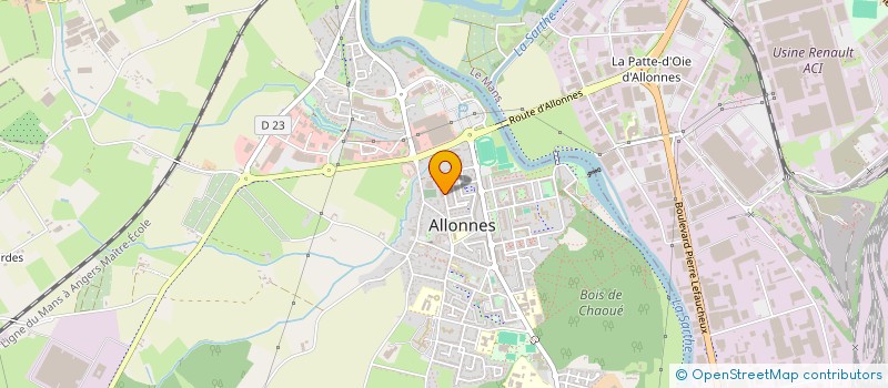 localisation de l'entreprise SCI VELLAY  ALLONNES