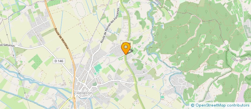 localisation de l'entreprise SCI VELLERON SAZAJU  VELLERON
