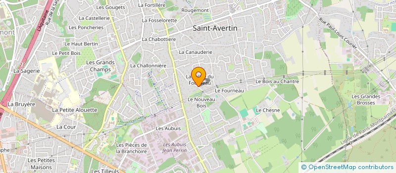 localisation de l'entreprise SCI VELMAR  SAINT-AVERTIN