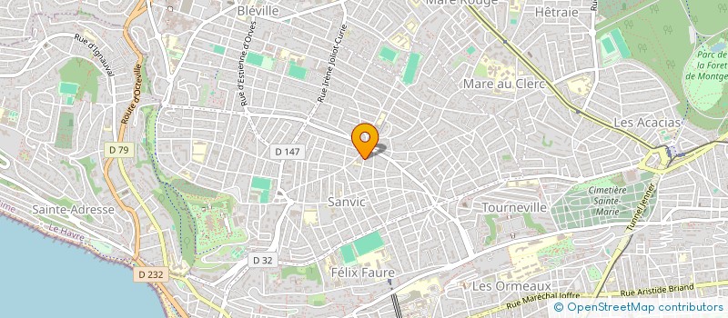 localisation de l'entreprise SCI VELOR à LE HAVRE