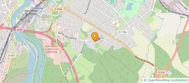 localisation de l'entreprise SCI VELORA  YUTZ