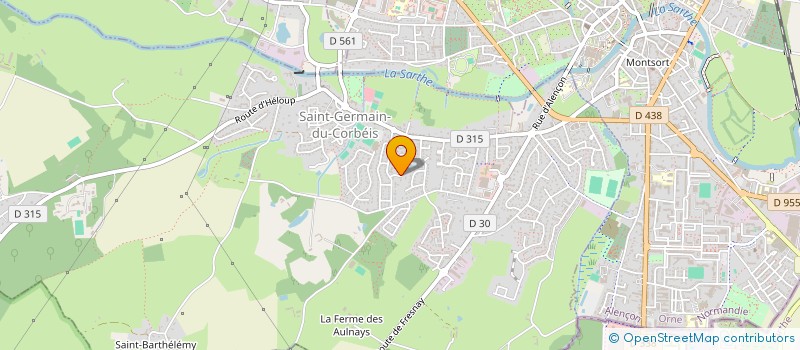 localisation de l'entreprise SCI VELOURS à SAINT-GERMAIN-DU-CORBEIS