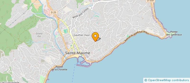localisation de l'entreprise SCI VELSHEDA à SAINTE-MAXIME