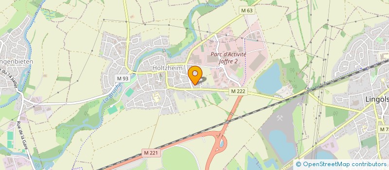 localisation de l'entreprise SCI VELTEN  HOLTZHEIM