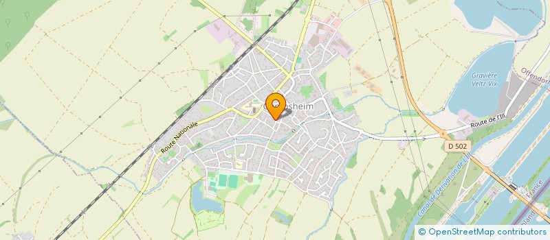 localisation de l'entreprise SCI VELTZ  GAMBSHEIM