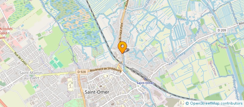 localisation de l'entreprise SCI VELU VASSEUR  SAINT-OMER