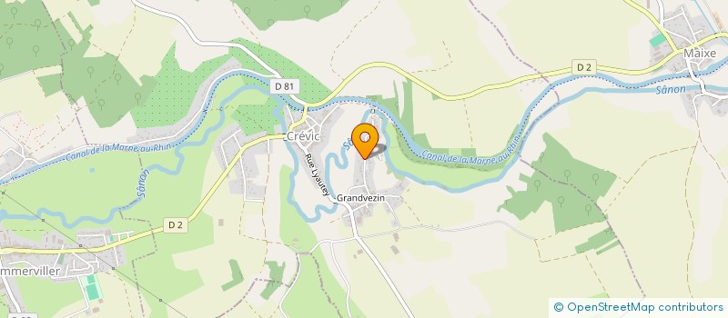 localisation de l'entreprise SCI VELUDIA  CREVIC