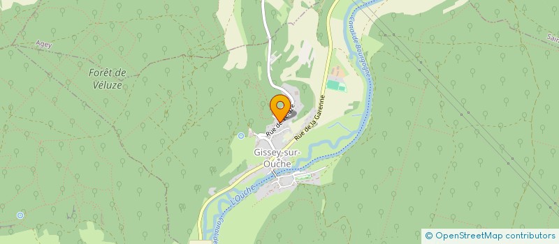 localisation de l'entreprise SCI VELUZE  GISSEY-SUR-OUCHE