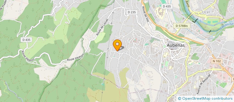 localisation de l'entreprise SCI VELYNEKHA à AUBENAS