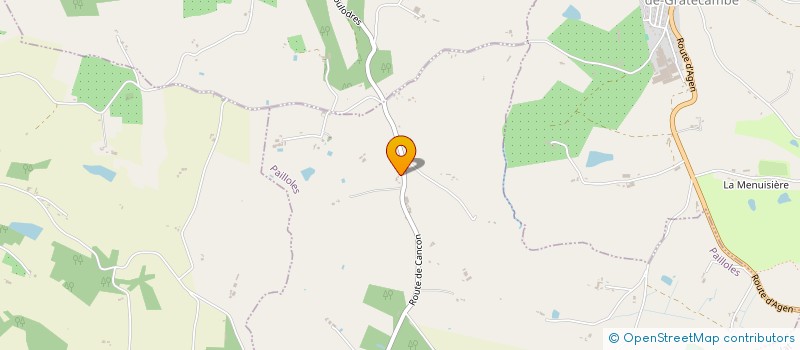 localisation de l'entreprise SCI VEM  CASSENEUIL