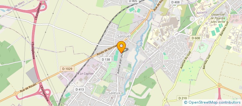 localisation de l'entreprise SCI VEM 80  SALOUEL