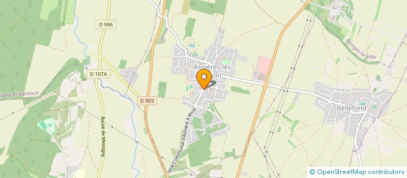 localisation de l'entreprise SCI VEMA  ASNIERES-LES-DIJON