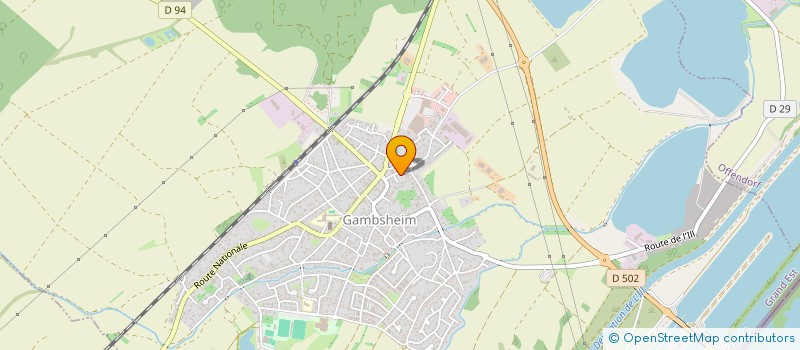 localisation de l'entreprise SCI VEMA  GAMBSHEIM