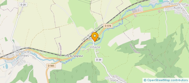 localisation de l'entreprise SCI VEMA  VAUX-VILLAINE