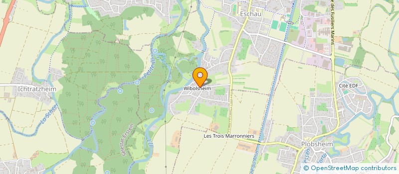 localisation de l'entreprise SCI VEMAR  ESCHAU