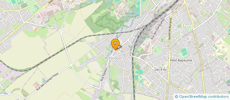 localisation de l'entreprise SCI VEMAX  ACHICOURT