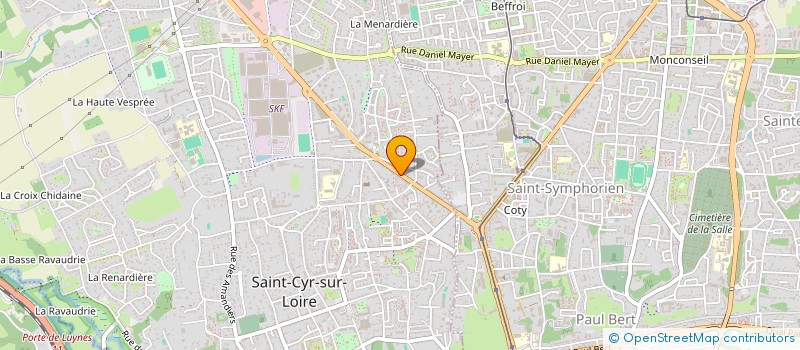 localisation de l'entreprise SCI VEMOC  SAINT-CYR-SUR-LOIRE