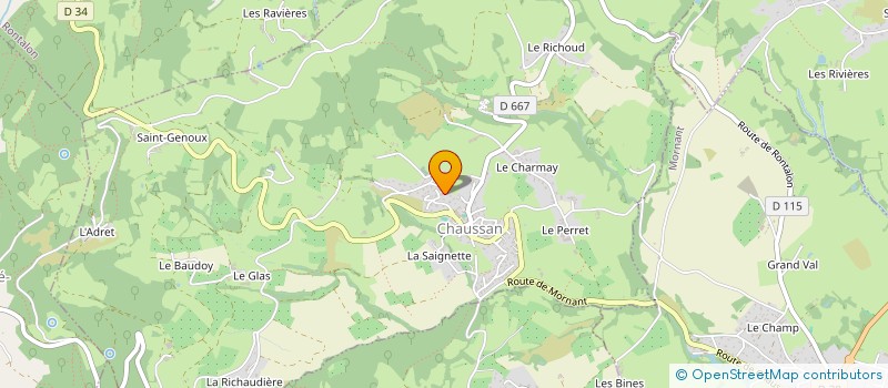 localisation de l'entreprise SCI VENA INVEST  CHAUSSAN