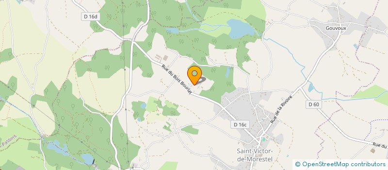 localisation de l'entreprise SCI VENAFRO  SAINT-VICTOR-DE-MORESTEL