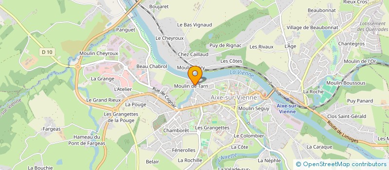 localisation de l'entreprise SCI VENAG à AIXE-SUR-VIENNE