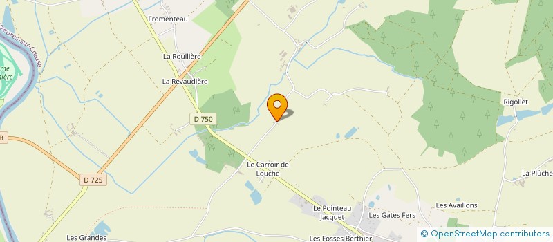 localisation de l'entreprise SCI VENBAC  YZEURES-SUR-CREUSE