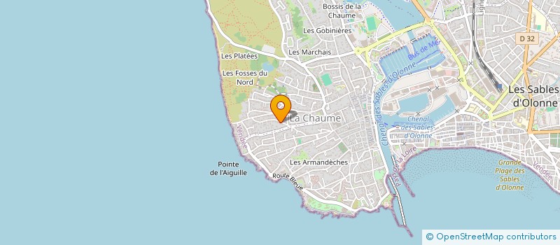 localisation de l'entreprise SCI VENDEE HUNS à LES SABLES D'OLONNE