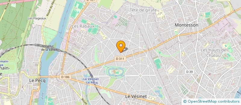 localisation de l'entreprise SCI VENDEE JONQUILLES  LE VESINET