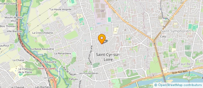 localisation de l'entreprise SCI VENDEE LINIERE  SAINT-CYR-SUR-LOIRE