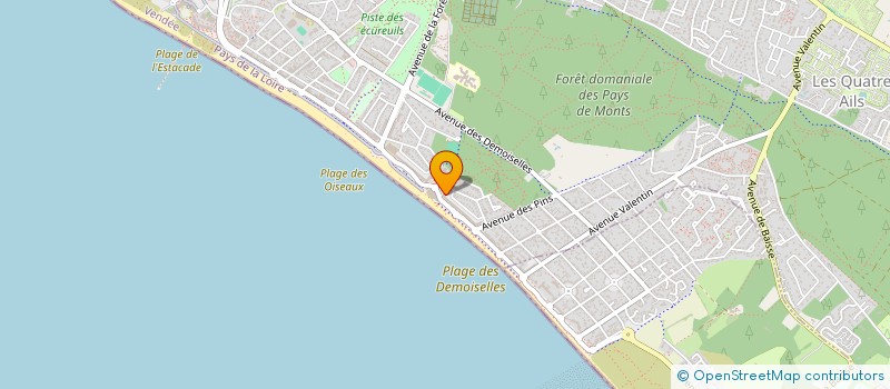 localisation de l'entreprise SCI VENDEE MP  SAINT-JEAN-DE-MONTS