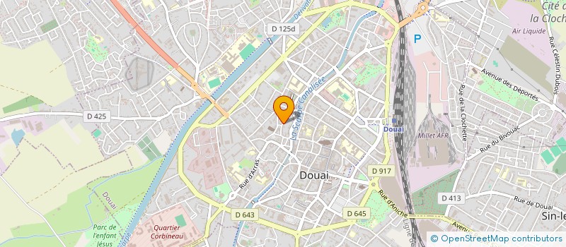 localisation de l'entreprise SCI VENDEMIAIRE à DOUAI