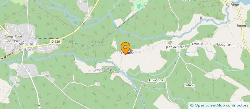 localisation de l'entreprise SCI VENDEMIAIRE  PONTENX-LES-FORGES