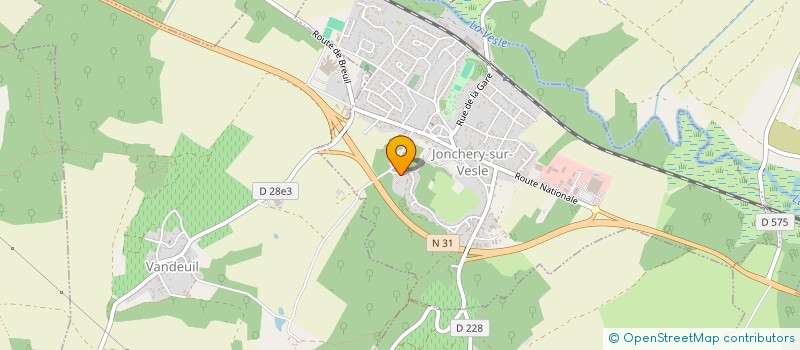 localisation de l'entreprise SCI VENDIERE  JONCHERY-SUR-VESLE