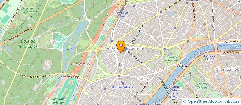 localisation de l'entreprise SCI VENDIN INVESTISSEMENTS  PARIS