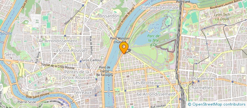 localisation de l'entreprise SCI VENDOME 0R DU RHONE  LYON