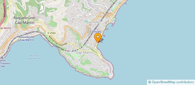 localisation de l'entreprise SCI VENDOME 1 à ROQUEBRUNE-CAP-MARTIN