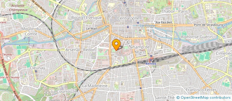 localisation de l'entreprise SCI VENDOME 2  RENNES