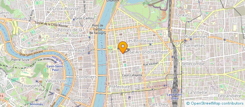 localisation de l'entreprise SCI VENDOME  LYON