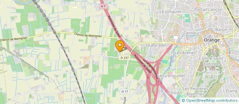 localisation de l'entreprise SCI VENDOME  ORANGE