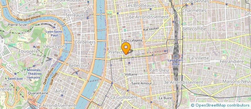 localisation de l'entreprise SCI VENDOME DUNOIR  LYON