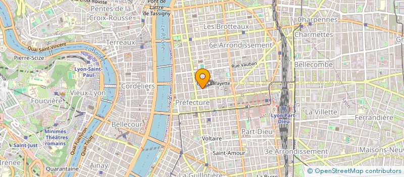 localisation de l'entreprise SCI VENDOSTEO  LYON