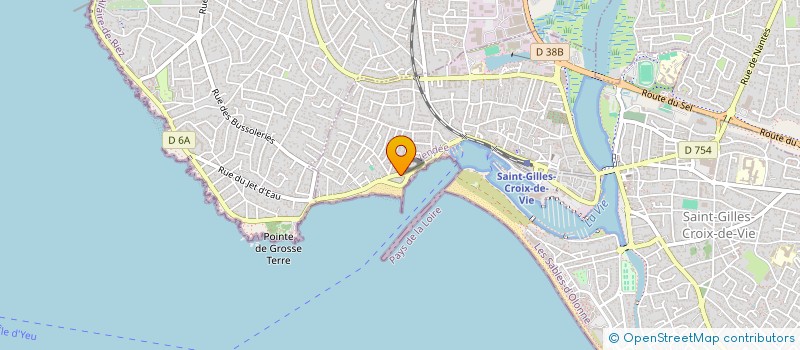 localisation de l'entreprise SCI VENDOUEST à SAINT-GILLES-CROIX-DE-VIE