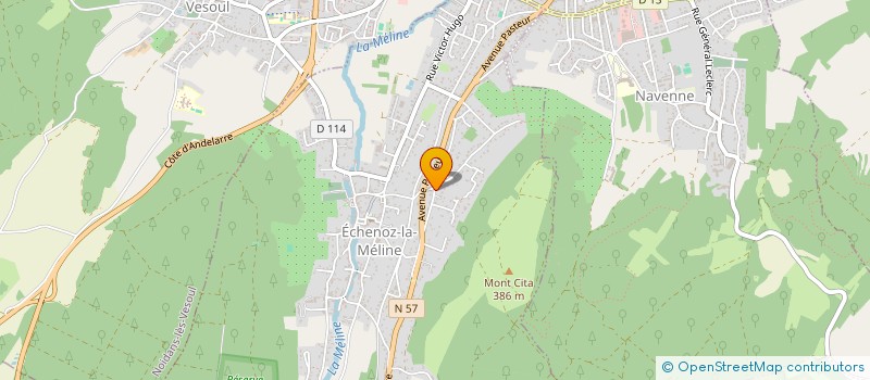 localisation de l'entreprise SCI VENDREDI 13 à ECHENOZ-LA-MELINE