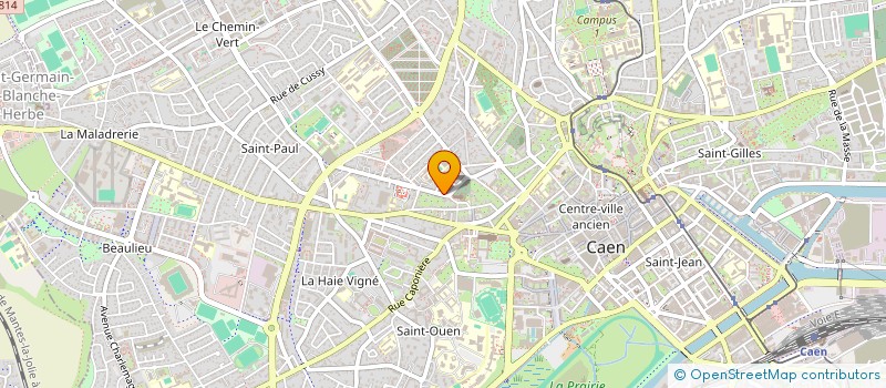 localisation de l'entreprise SCI VENELLE SAINT NICOLAS  CAEN