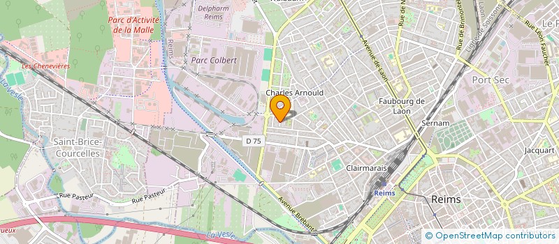 localisation de l'entreprise SCI VENETO  REIMS