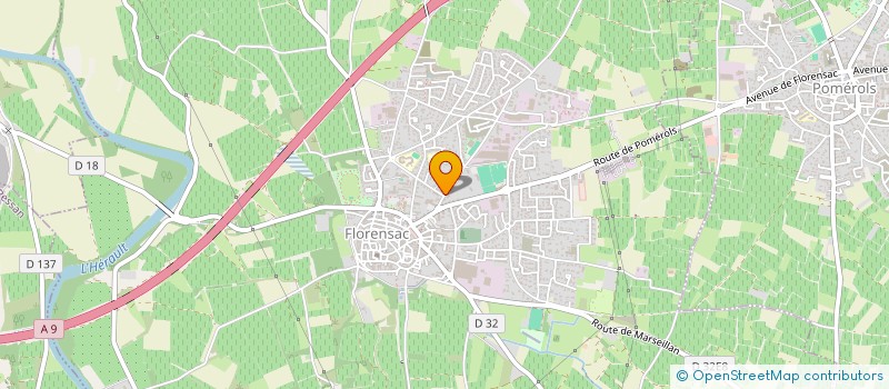 localisation de l'entreprise SCI VENEZIA  FLORENSAC